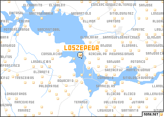 map of Los Zepeda