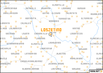 map of Los Zetino
