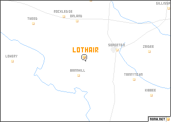 map of Lothair