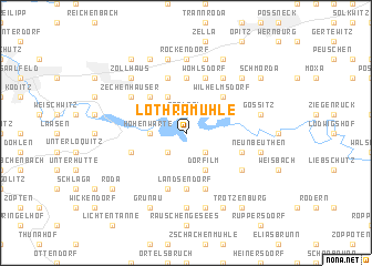 map of Lothramühle