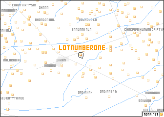 map of Lot Number One