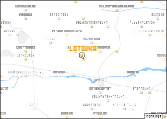 map of Lotovka