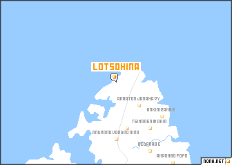 map of Lotsohina