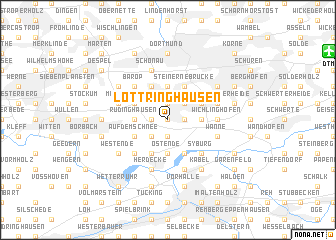map of Löttringhausen