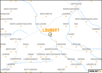 map of Loubert