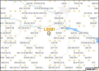 map of Loubí