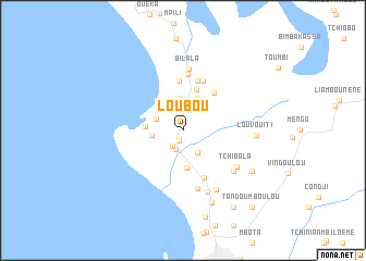 map of Loubou