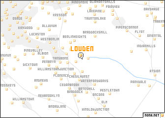 map of Louden