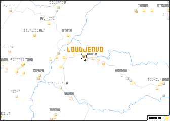 map of Loudjenvo