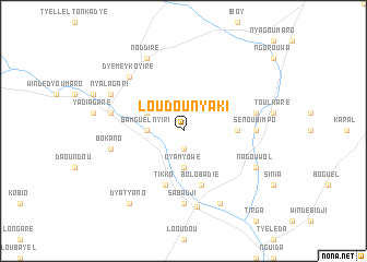 map of Loudounyaki