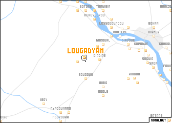 map of Lougadyam