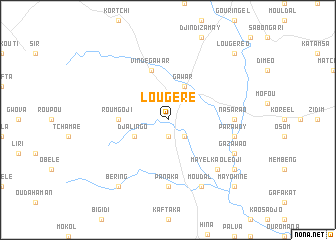 map of Lougéré