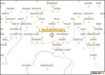 map of Lougounguel