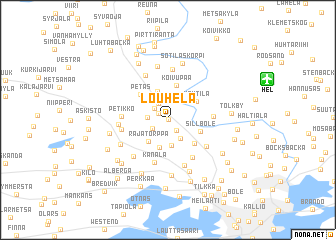 map of Louhela