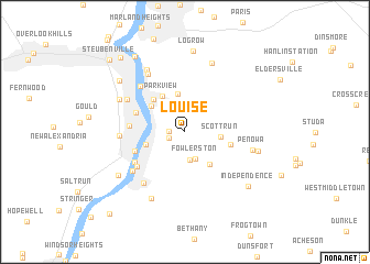 map of Louise