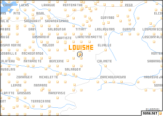 map of Louismé