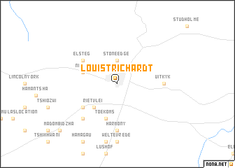 map of Louis Trichardt