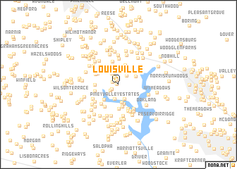 map of Louisville