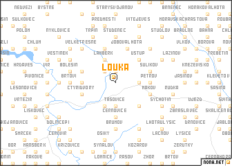 map of Louka