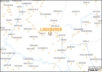 map of Loukounga