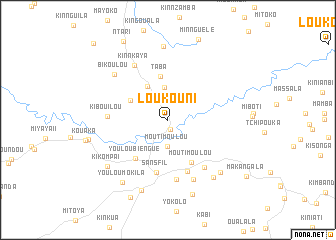 map of Loukouni