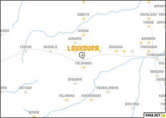 map of Loukoura