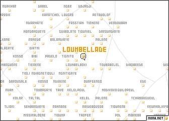 map of Loumbel Ladé