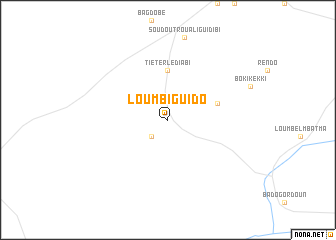 map of Loumbi Guido