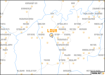 map of Loum