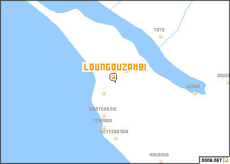 map of Loungou Zambi