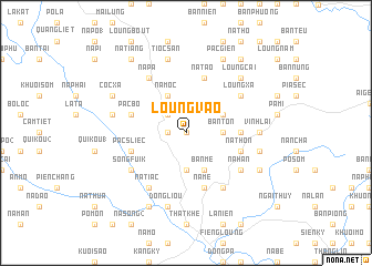 map of Loung Vao