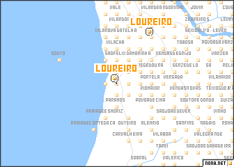 map of Loureiro