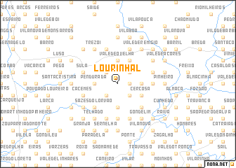 map of Lourinhal