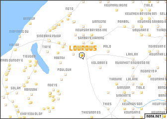 map of Lourous