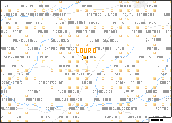 map of Louro