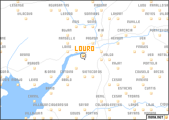 map of Louro