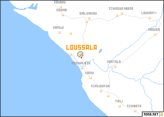 map of Loussala