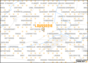map of Loussérie