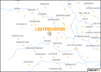 map of Loutrochórion