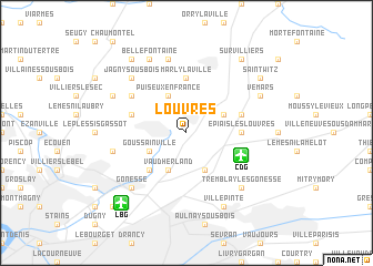 map of Louvres