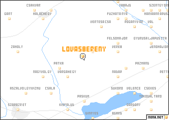 map of Lovasberény