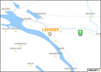 map of Lövåsen