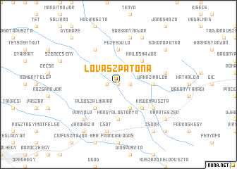 map of Lovászpatona