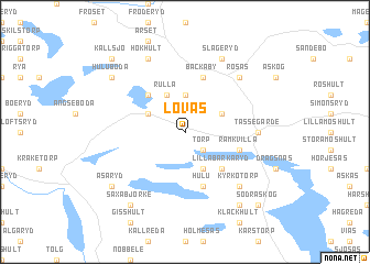 map of Lövås
