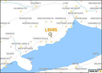 map of Lovas