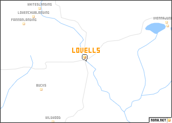 map of Lovells