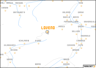map of Loveno