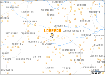 map of Lo Verán