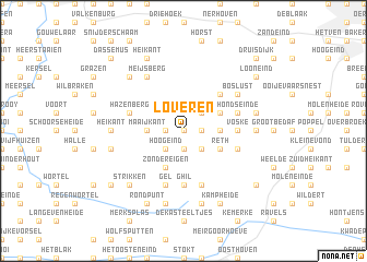 map of Loveren