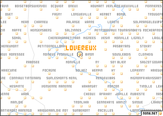 map of Lovereux